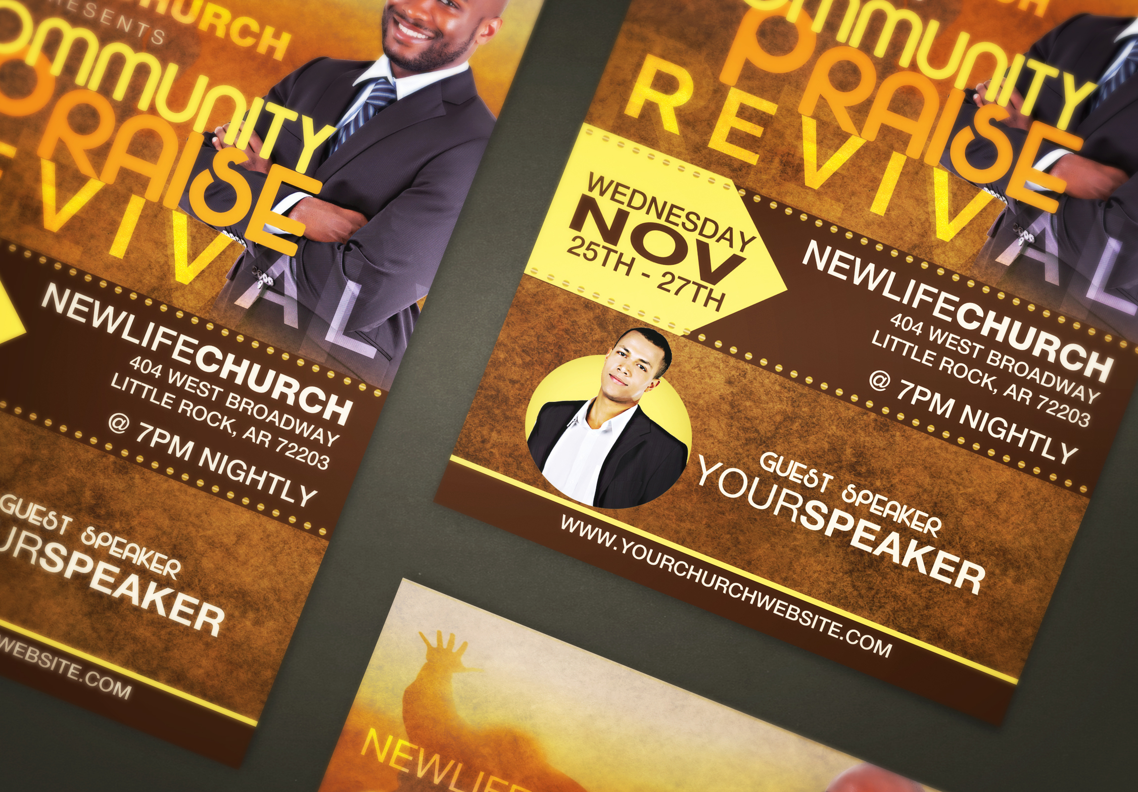 Revival Flyer Template In Church Revival Flyer Template Free