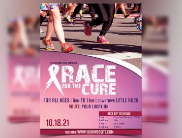 race for the cure flyer template